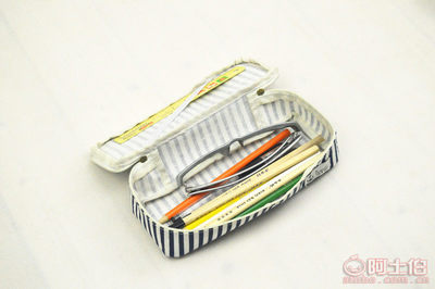 素樸時(shí)光 匠心巧制，打造一方棉麻條紋下的文具收納天地